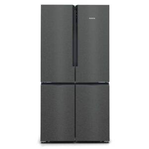 KF96NAXEA iQ300 fritstående køle-/fryseskab 183x90 cm, black steel