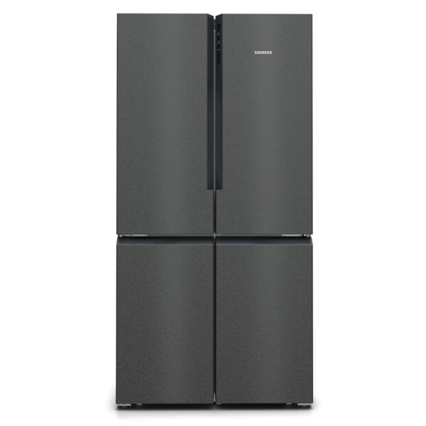 KF96NAXEA iQ300 fritstående køle-/fryseskab 183x90 cm, black steel