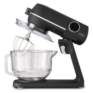 KM1800 røremaskine med skål i glas 4,5 liter, mat sort