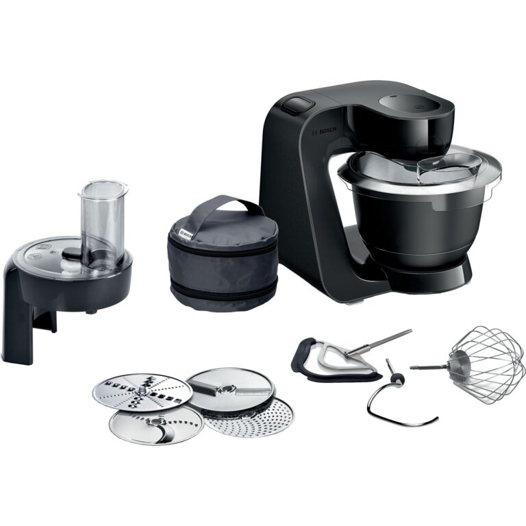 Bosch Køkkenmaskine, 1000 W, karbon/sort