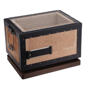 Konro bordgrill 31x23x20 cm, diatomite