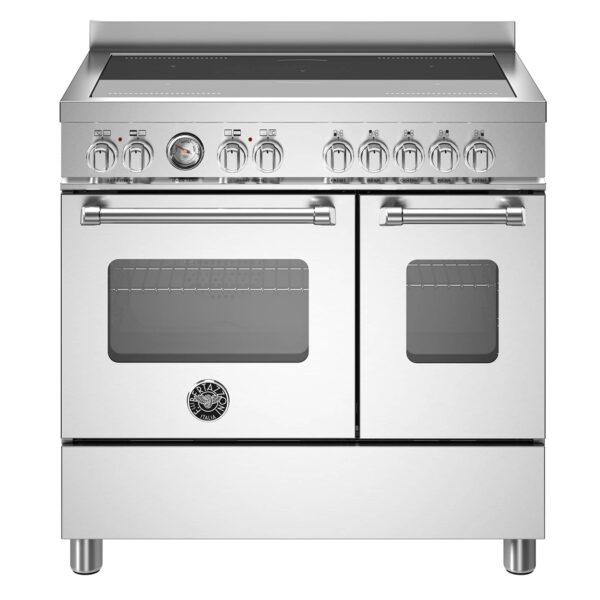 MAS95I2EXT Master induktionskomfur med dobbeltovn, 90 cm, rustfrit stål