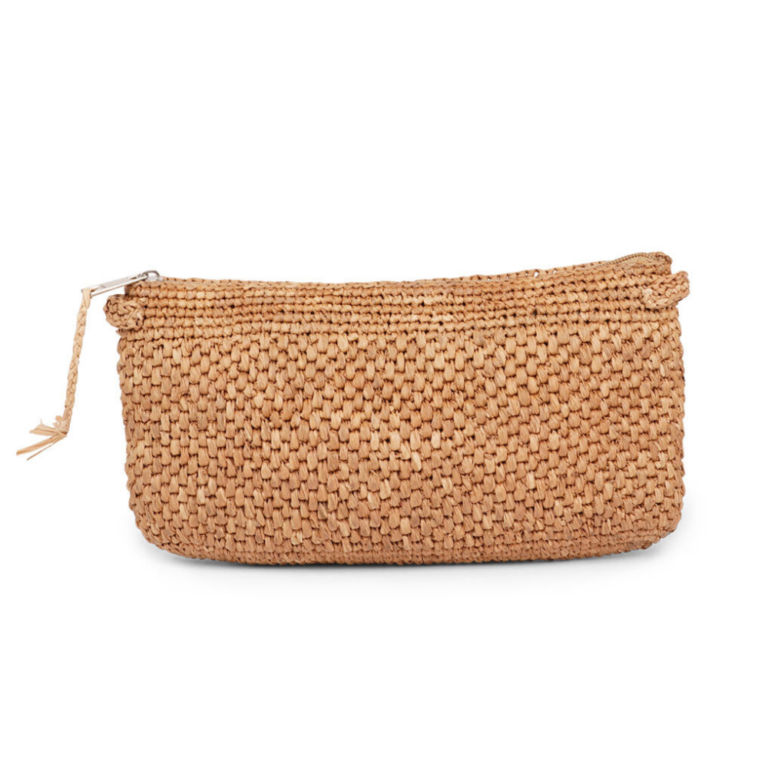 Meliso Woven clutch - Toasted Nut