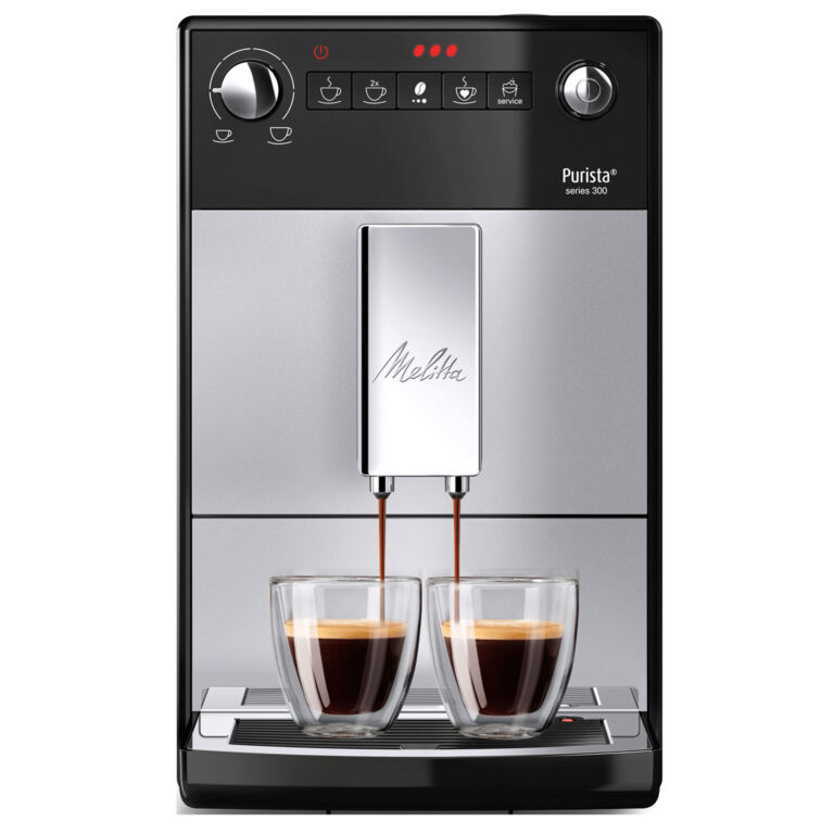 Melitta Purista Helautomatisk kaffemaskine, sølv
