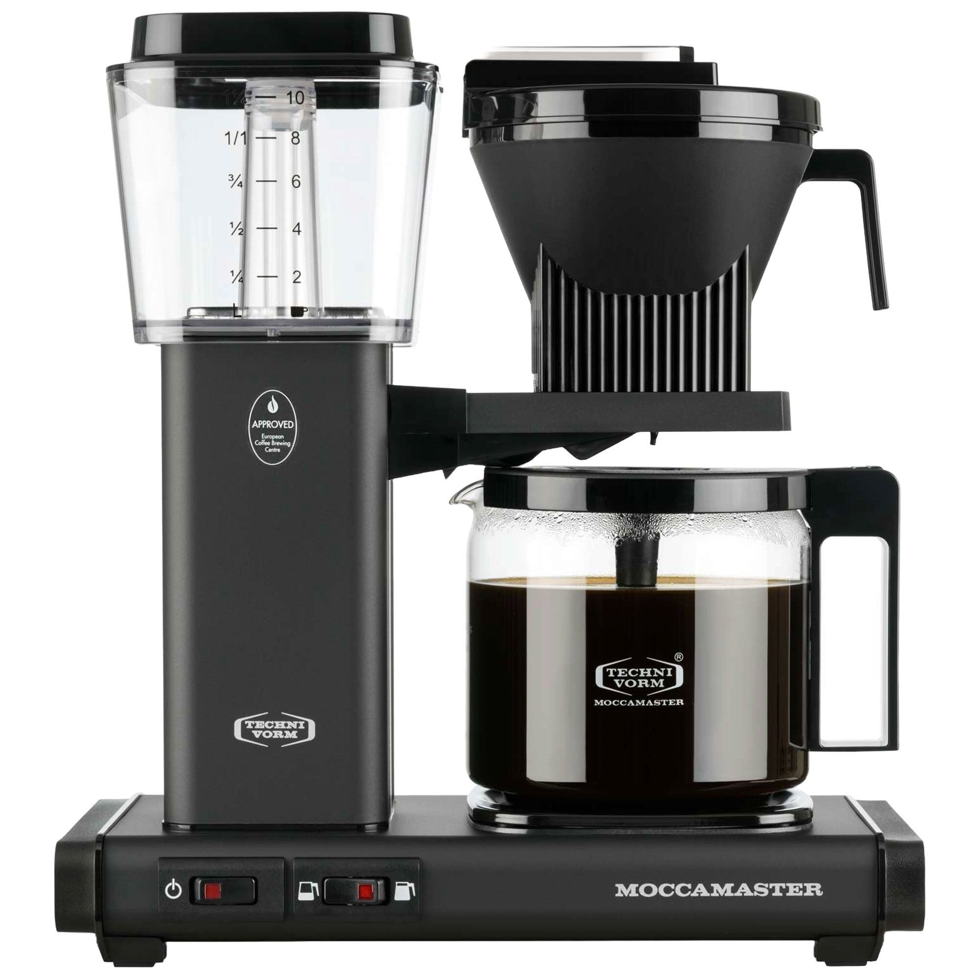Moccamaster Optio kaffemaskine, matt black