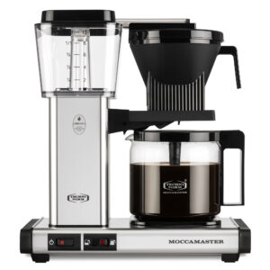 Moccamaster Optio kaffemaskine, sølv