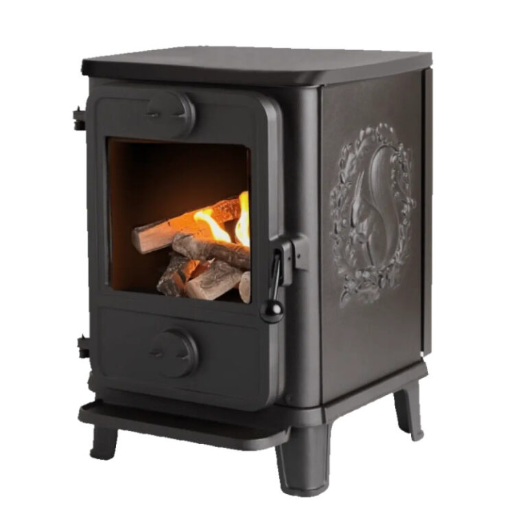 Morsø Bio Ovn 1010 med egern 100 mm ben Sort