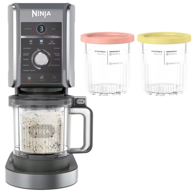 NC501 Creami Deluxe issmaskine med 2 ekstra beholdere