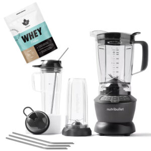 Nutribullet Combo NBF500DG personal blender med proteinpulver