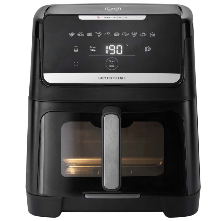 OBH Nordica Easy Fry Silence Vision airfryer 7 liter, sort