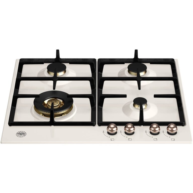 Bertazzoni P604LHERAC Heritage gaskomfur elfenbenshvid/kobber