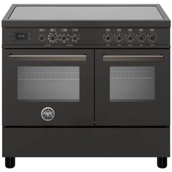 PRO105I2ECAT Professional induktionskomfur med dobbeltovn, 100 cm, sort