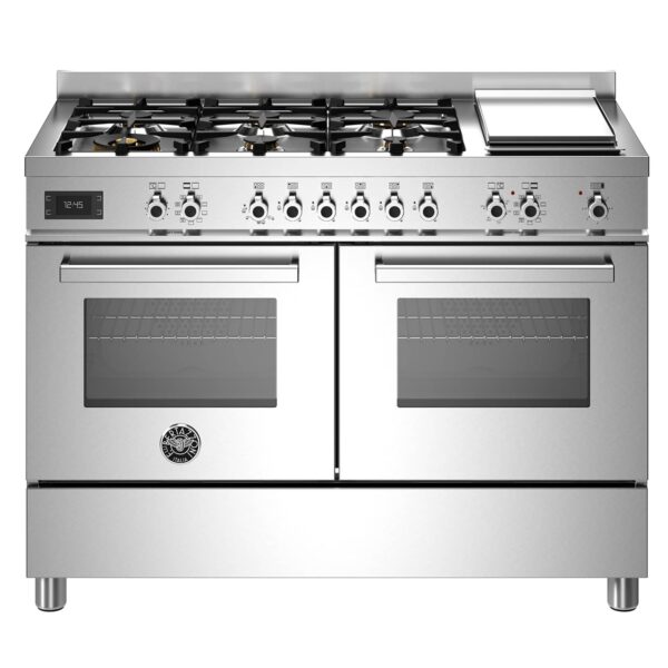 PRO126G2EXT Professional gaskomfur, 120 cm, rustfrit stål