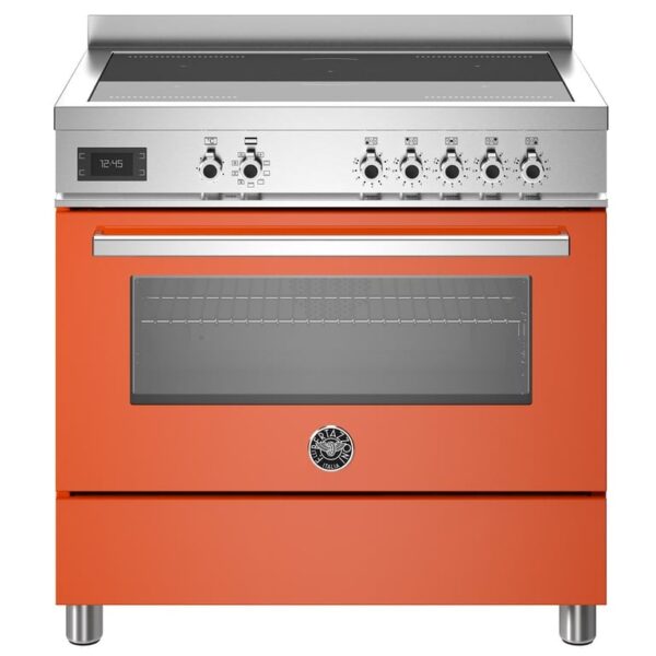 PRO95I1EART Professional induktionskomfur med ovn, 90 cm, orange
