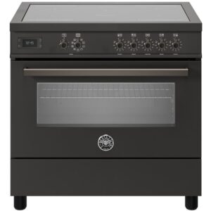 PRO95I1ECAT Professional induktionskomfur med ovn 90 cm, mat sort