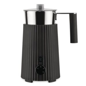 Plissé Multi-Function mælkeskummer til induktion, sort