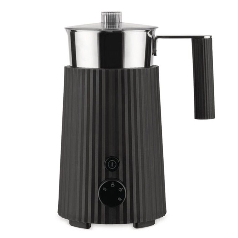 Alessi Plissé Multi-Function mælkeskummer til induktion, sort