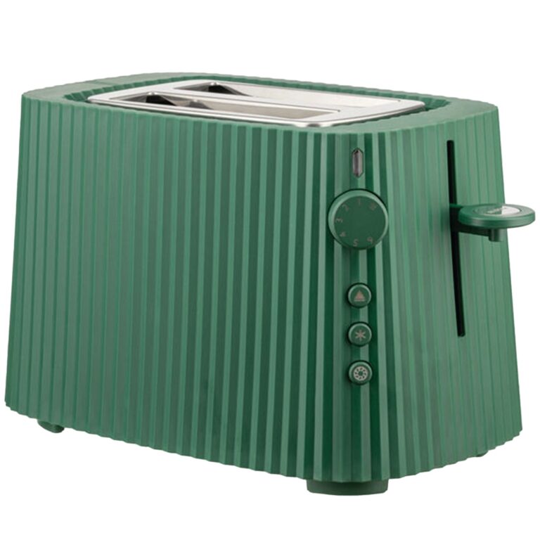 Plissé brødrister 2 skiver, grøn