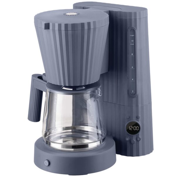 Plissé kaffemaskine, grå