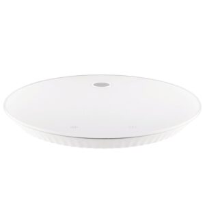 Plissé køkkenvægt, hvid