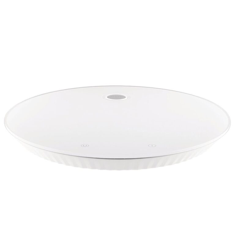 Plissé køkkenvægt, hvid