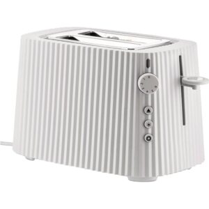Plissé toaster, hvid