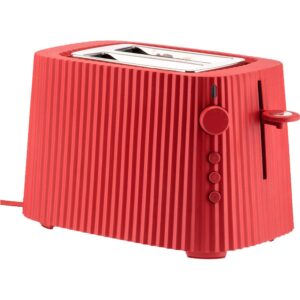 Plissé toaster, rød
