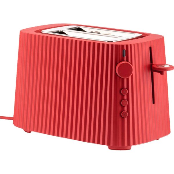 Plissé toaster, rød
