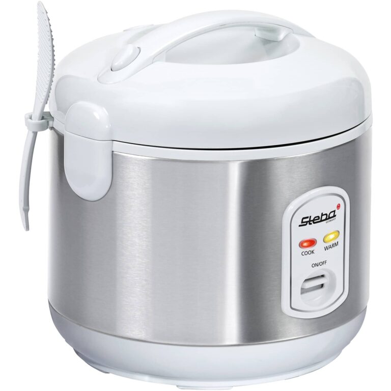 Riskoger, 1,8 liter, stål/hvid