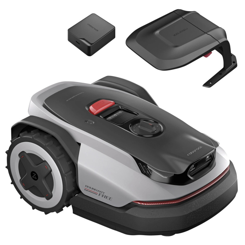 Roborock RockNeo Q105 robotplæneklipper - 500m² - inkl. Garage / 4G-Modul.