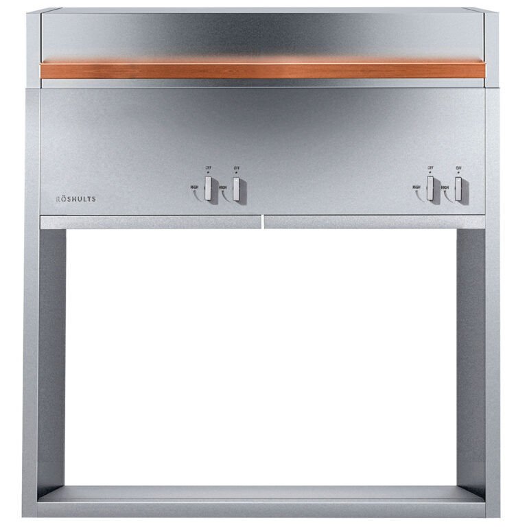 Röshults Essentials gasgrill, rustfrit stål