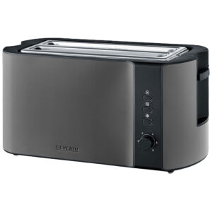 Severin AT 9341 brødrister 4 skiver, dark inox