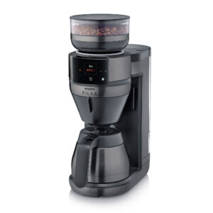 Severin FILKA kaffemaskine med termokande, mørk metalfinish