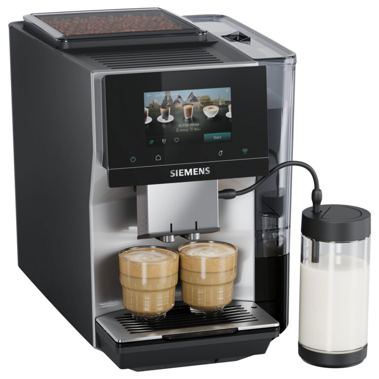 Siemens EQ700 iAroma TP725EM7 fuldautomatisk espressomaskine, rustfrit stål