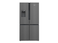 Siemens iQ700 KF96DPXEA - Køleskab/fryser - frans dør-bundfryser med vanddispenser, isdispenser - Wi-Fi - bredde: 90.5 cm - dybde: 73.1 cm