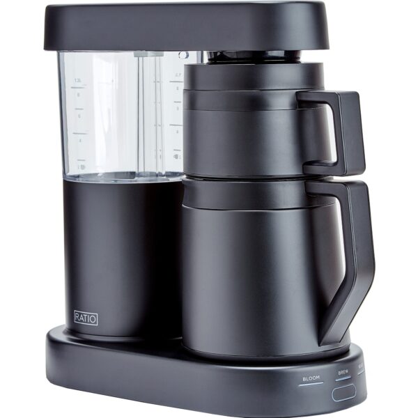 Six kaffemaskine 1,25 liter, mat sort