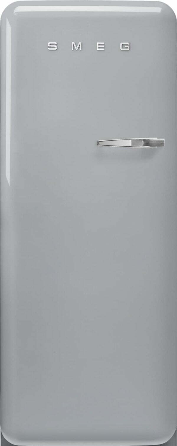 Smeg 50 s style køleskab med fryser FAB28LSV5 (sølv)