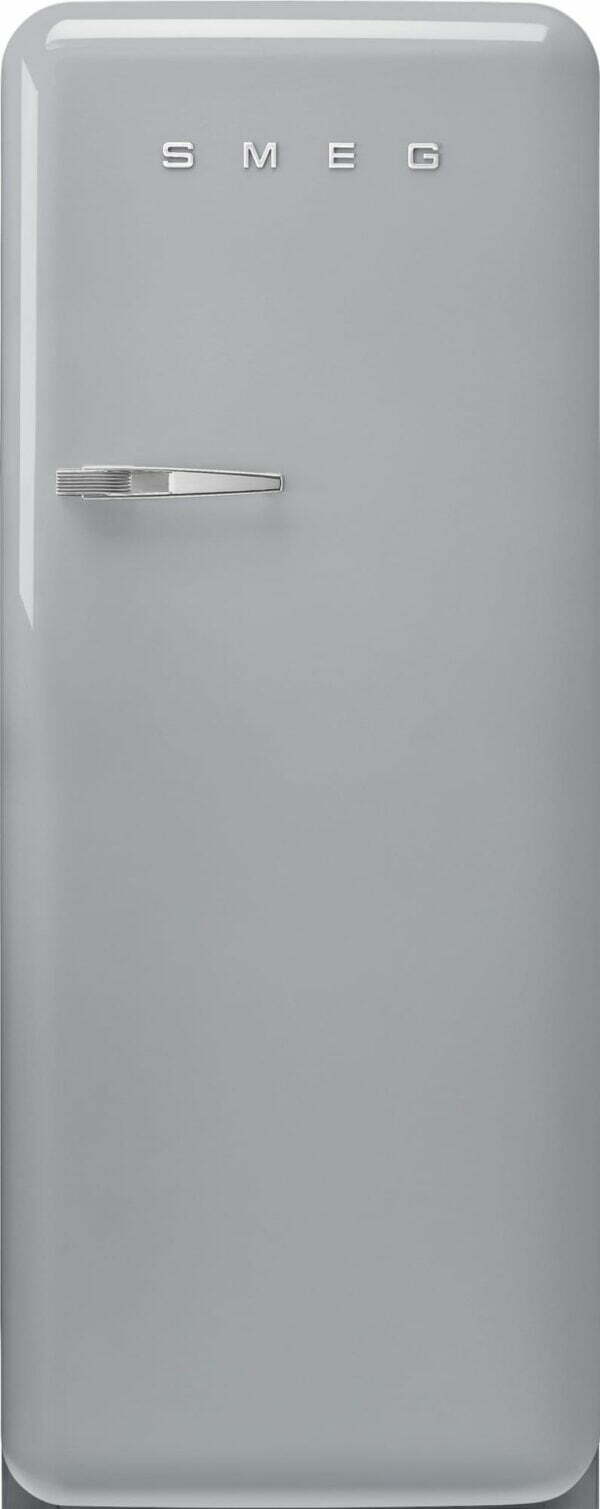 Smeg 50 s style køleskab med fryser FAB28RSV5 (sølv)