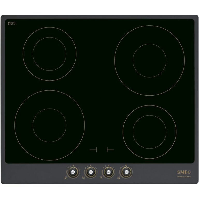 Smeg 60cm Cortina Induktionskogeplade m. Ramme, Antracit