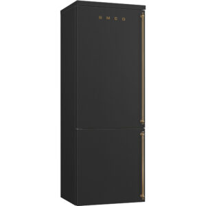 Smeg FA8005LAO6 venstrehængt køle/fryser 70 cm, antracit