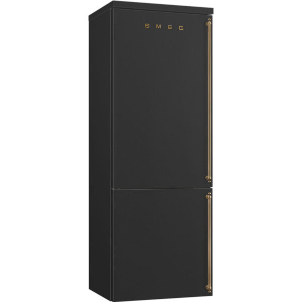 Smeg FA8005LAO6 venstrehængt køle/fryser 70 cm, antracit