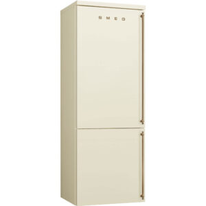 Smeg FA8005LPO6 venstrehængt køle/fryser 70 cm, creme