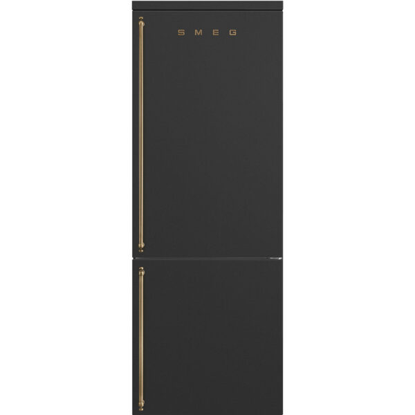 Smeg FA8005RAO6 højrehængt køle/fryser 70 cm, antracit