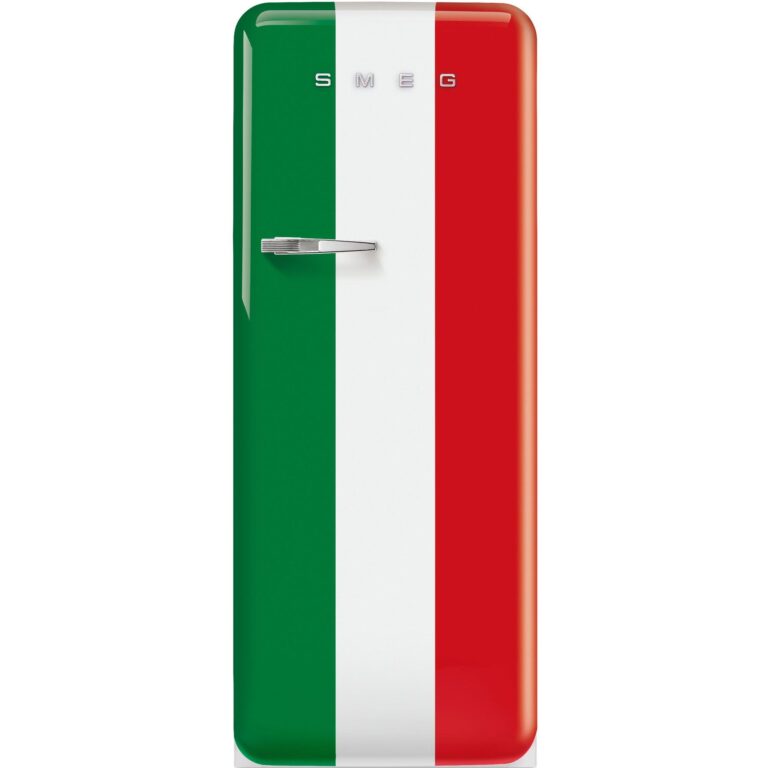 Smeg FAB28RDIT6 Køleskab Med Fryser 153cm Højrehængt Italienske flag