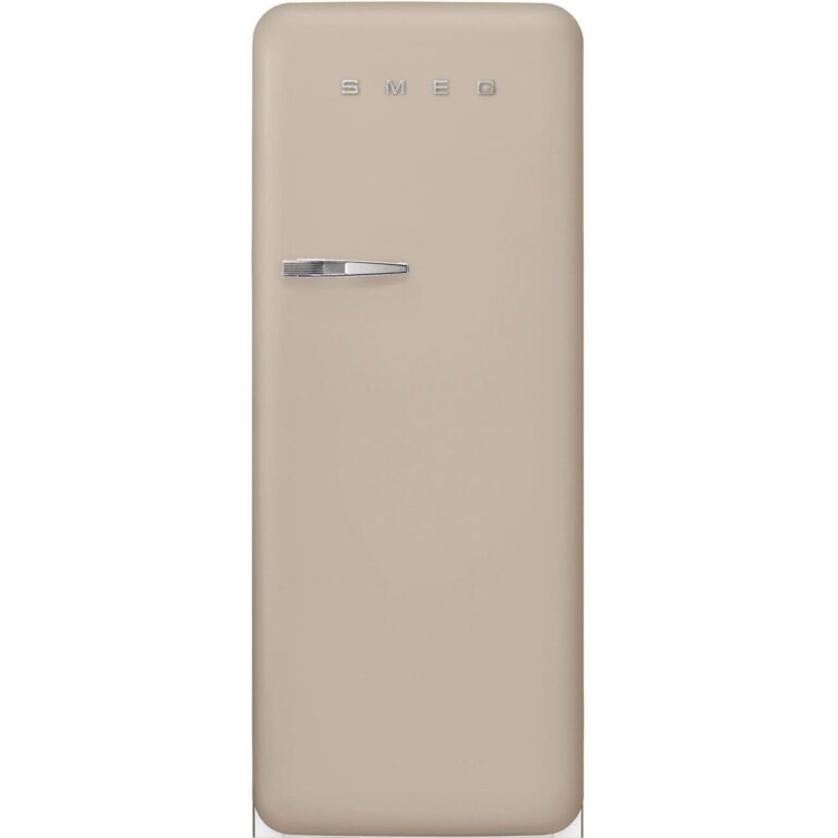 Smeg FAB28RDPP6 Køleskab Med Fryser 153cm Højrehængt Perfectly Pale