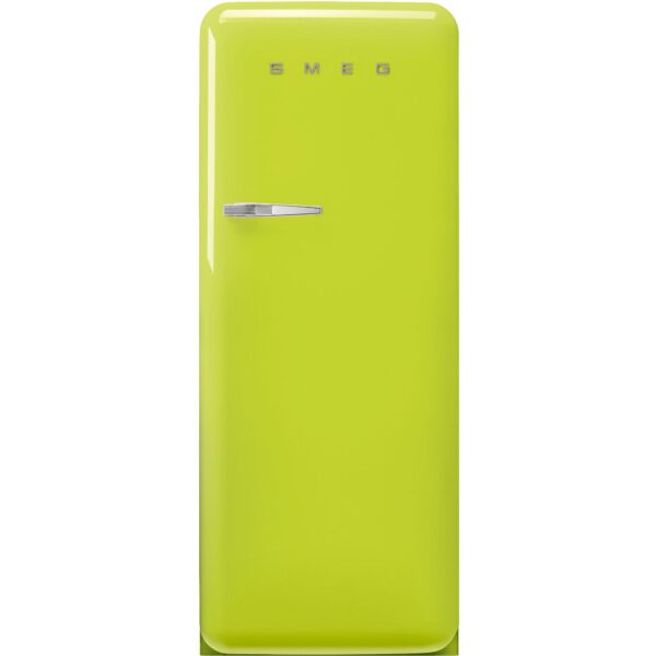 Smeg FAB28RLI6 Køleskab med Fryser 153 cm Højrehængt Limegrøn