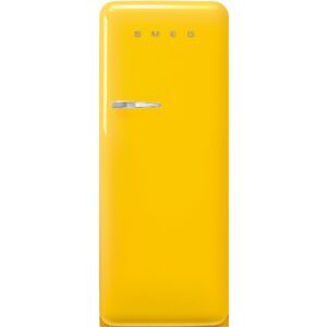 Smeg FAB28RYW6 Køleskab Med Fryser 153cm Højrehængt Gul