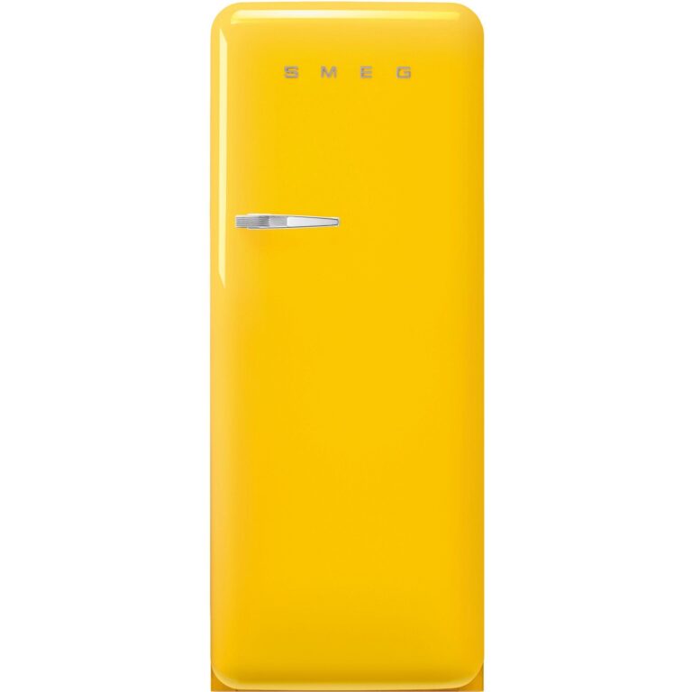 Smeg FAB28RYW6 Køleskab Med Fryser 153cm Højrehængt Gul