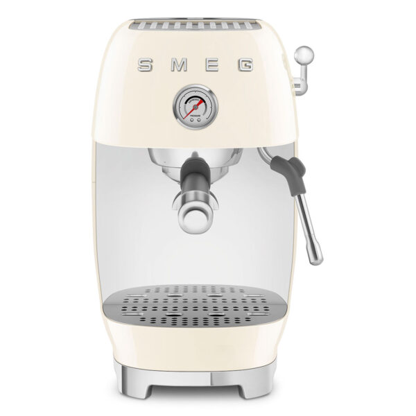 Smeg Manuel espressomaskine med Cold Brew-funktion creme