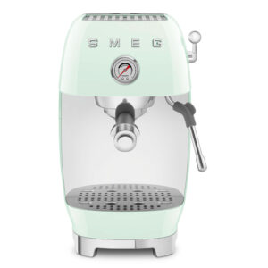 Smeg Manuel espressomaskine med Cold Brew, pastelgrøn